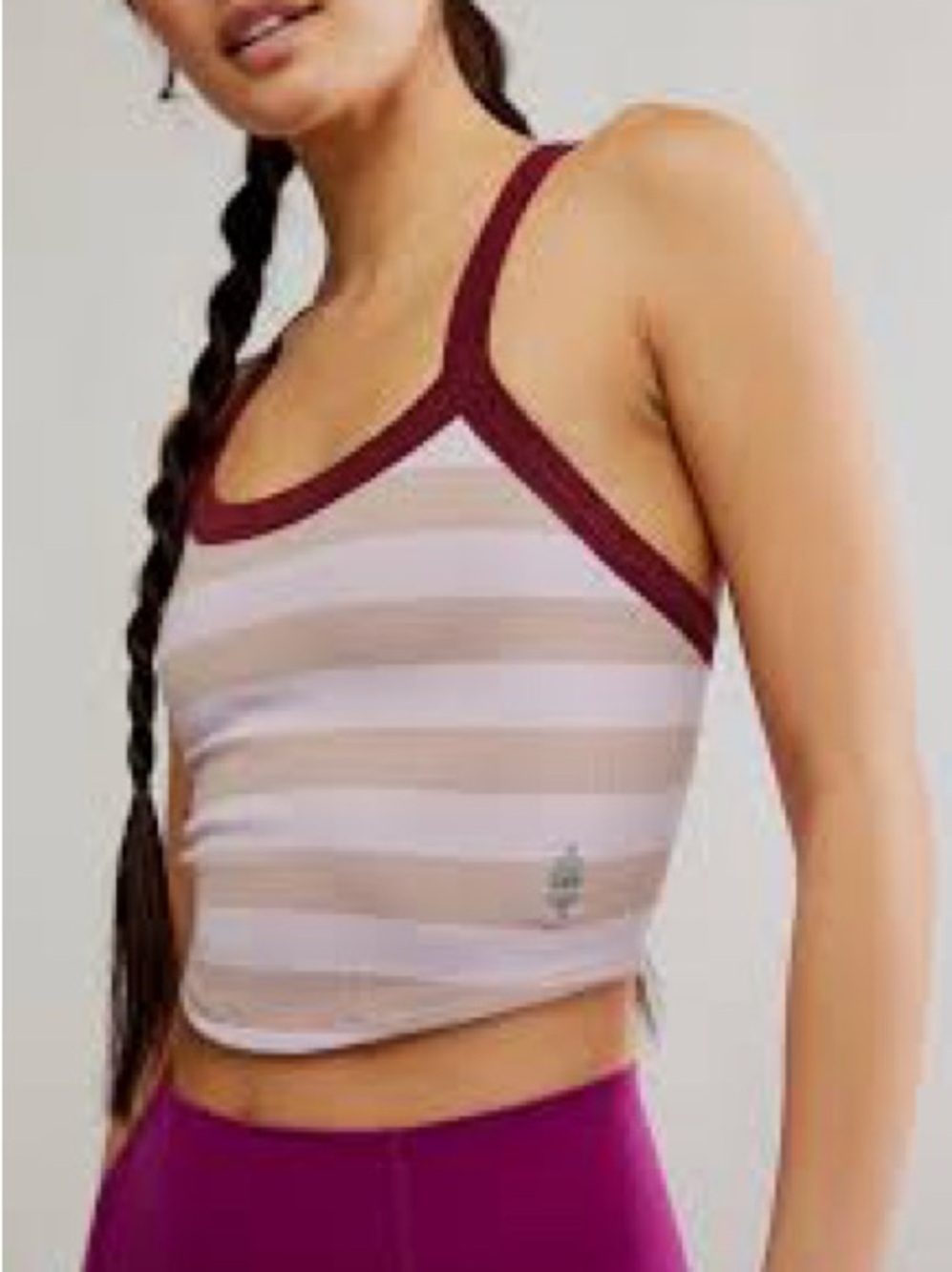 Free People All Clear Striped Cami